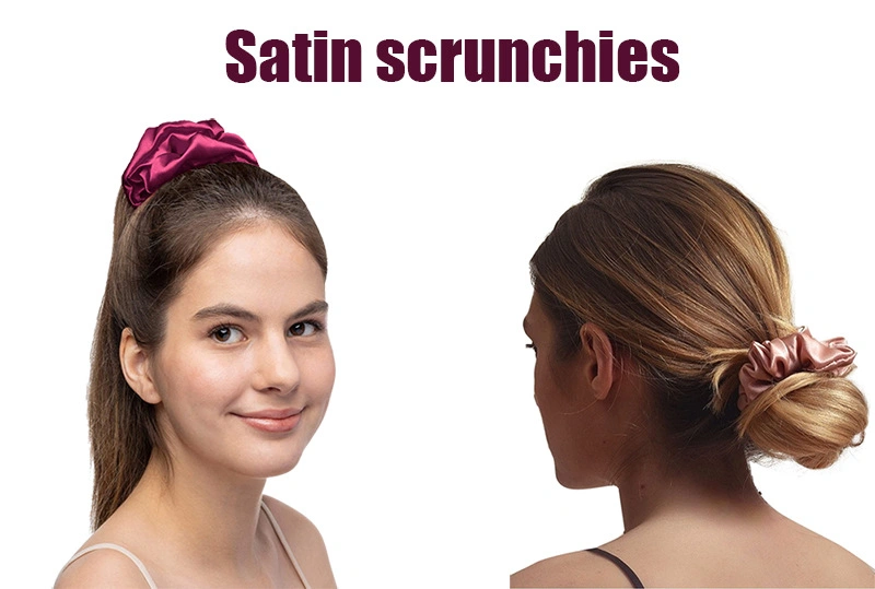 Elastic Silk Scrunchies Bands Hair Accessories