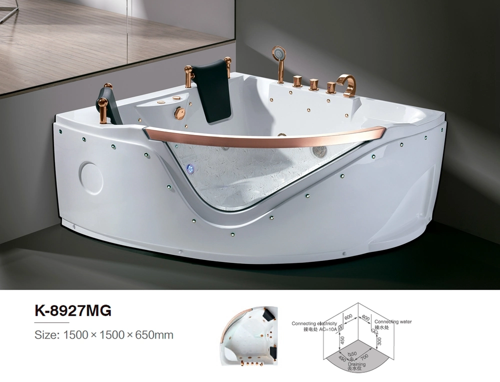 Joinin Hot Selling Products Shower Indoor Vertical Small Portable Whirlpool for Bathtub