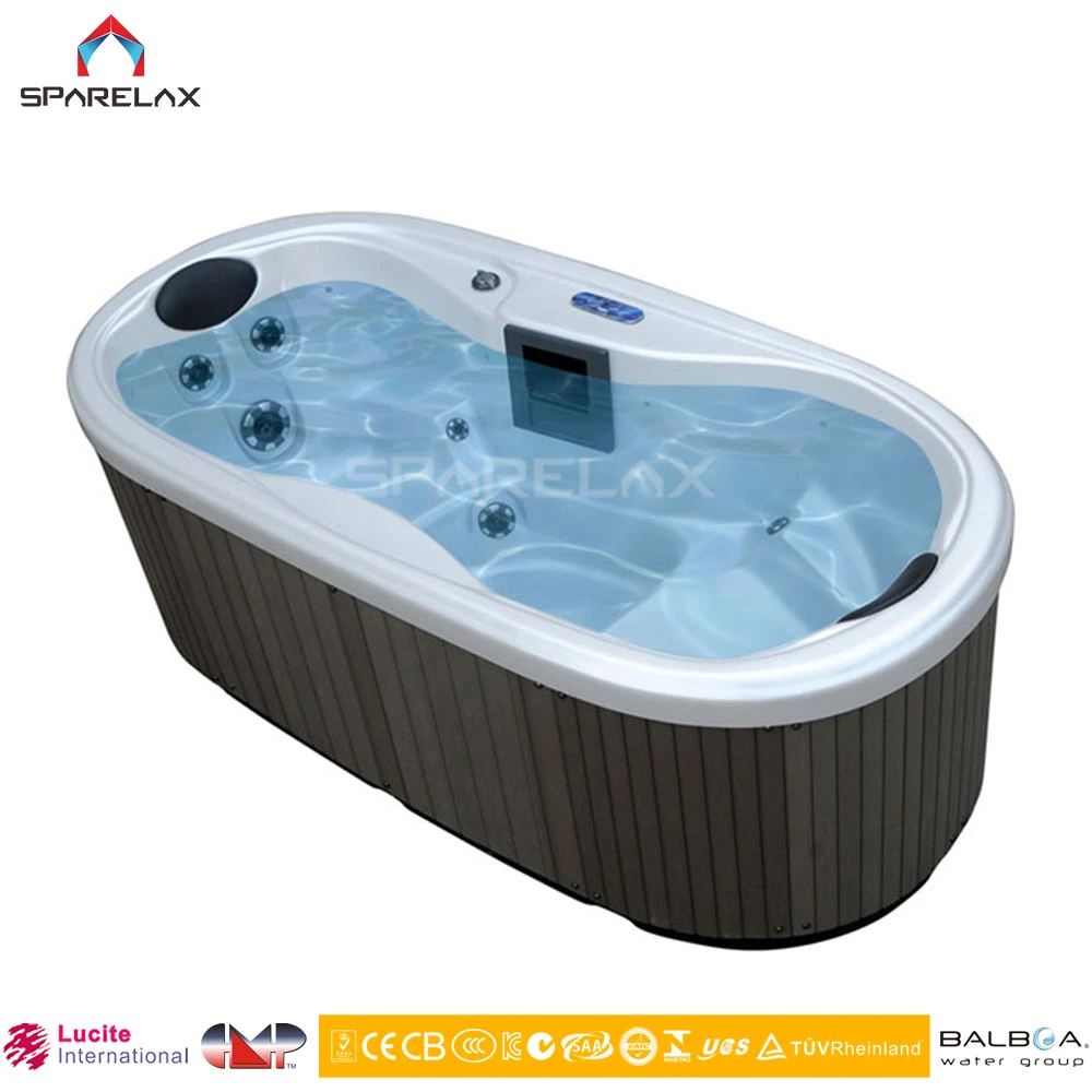 High Quality New China Supplier Fiberglass Acrylic 2 Person Bathtub SPA Swimming Pool Bathtub SPA Hot Tub 2A12