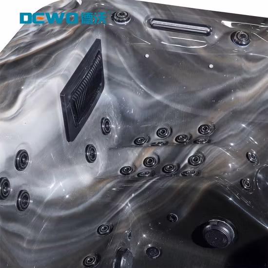 2 3 4 5 6 7 8 Perosn Whirlpool Massage Acrylic Outdoor Freestanding Bath Tub Hot Piscine Balboa Optional Swim SPA Hydromassage Bathtub