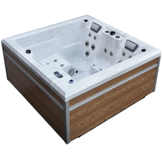 Good Price Outdoor Hot Massage SPA Tub with Rainbow Lamp for 5 Person